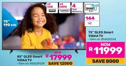 Game Hisense 75" QLED Smart VIDAA TV offer