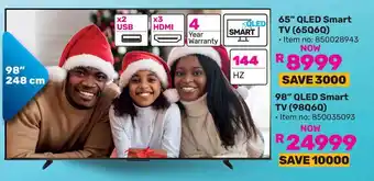 Game Hisense 98" QLED Smart TV offer