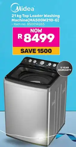 Game Midea Top Loader Washing Machine offer