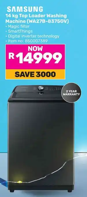 Game SAMSUNG Top Loader Washing Machine offer