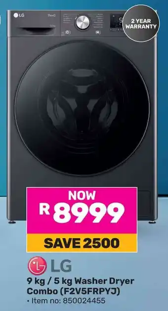 Game LG Washer Dryer Combo offer