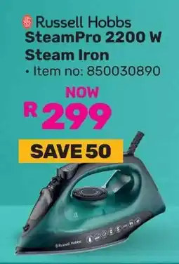 Game Russell Hobbs SteamPro 2200 W Steam Iron offer