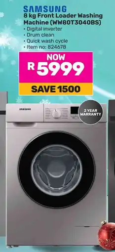 Game SAMSUNG Front Loader Washing Machine offer