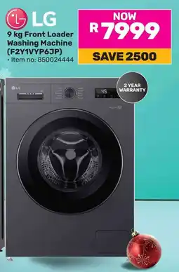 Game LG Front Loader Washing Machine offer