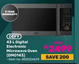 Game DEFY Digital Electronic Microwave Oven offer