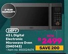 Game DEFY Digital Electronic Microwave Oven offer