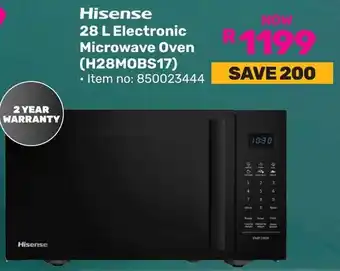 Game Hisense Electronic Microwave Oven offer