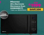 Game Hisense Electronic Microwave Oven offer