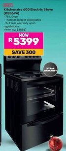 Game DEFY Kitchenaire 600 Electric Stove offer