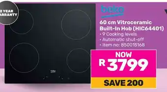 Game Beko Vitroceramic Built-In Hob offer