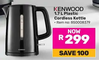 Game KENWOOD Plastic Cordless Kettle offer