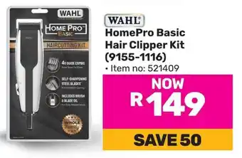 Game Wahl HomePro Basic Hair Clipper Kit offer