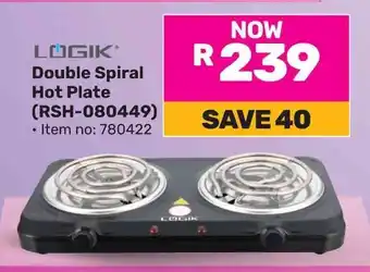 Game Logik Double Spiral Hot Plate offer