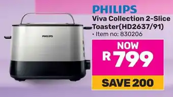 Game Philips Viva Collection 2-Slice Toaster offer