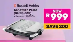 Game Russell Hobbs Sandwich Press offer