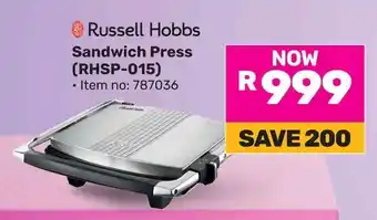Game Russell Hobbs Sandwich Press offer