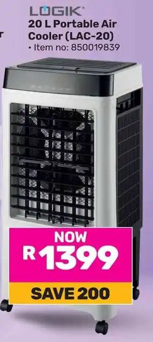 Game LOGIK Portable Air Cooler offer