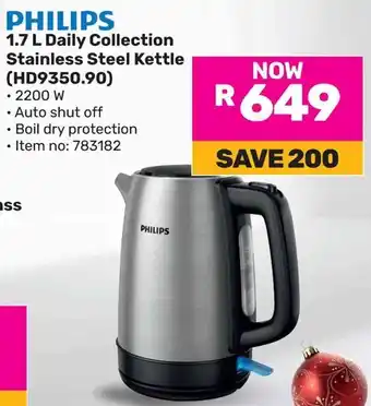 Game PHILIPS Daily Collection Stainless Steel Kettle offer