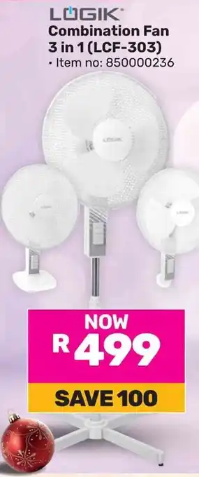 Game LOGIK Combination Fan 3 in 1 offer