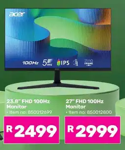 Game Acer 23.8" FHD 100Hz Monitor offer