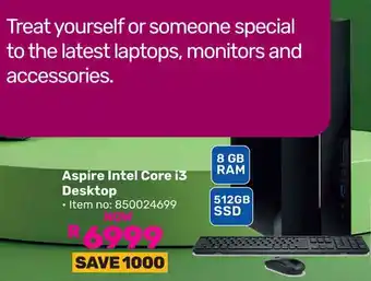 Game Acer Aspire Intel Core i3 Desktop offer