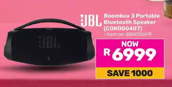Game JBL Boombox 3 Portable Bluetooth Speaker offer