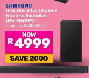Game Samsung Q-Series 3.1.2. Channel Wireless Soundbar offer