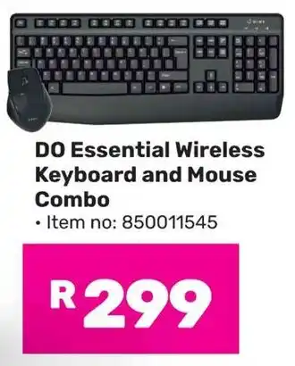 Game WINX DO Essential Wireless Keyboard and Mouse Combo offer