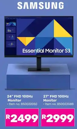 Game Samsung 24" FHD 100Hz Monitor offer