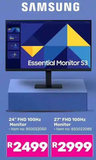 Game Samsung 24" FHD 100Hz Monitor offer