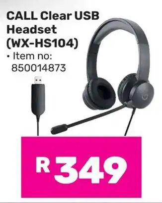 Game WINX Call Clear USB Headset offer