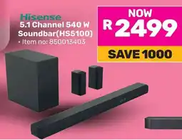 Game Hisense 5.1 Channel 540 W Soundbar offer