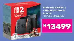 Game Nintendo Switch 2 + Mario Kart World Bundle offer