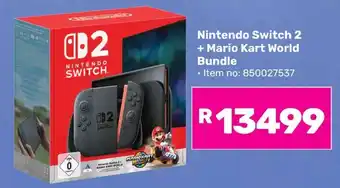 Game Nintendo Switch 2 + Mario Kart World Bundle offer