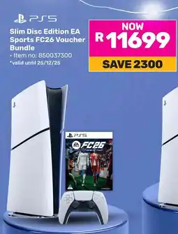 Game PS5 Slim Disc Edition EA Sports FC26 Voucher Bundle offer