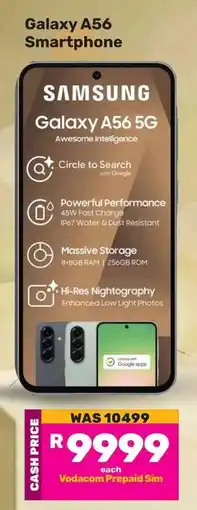Game SAMSUNG Galaxy A56 Smartphone offer