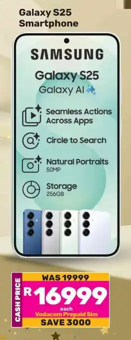 Game SAMSUNG Galaxy S25 Smartphone offer