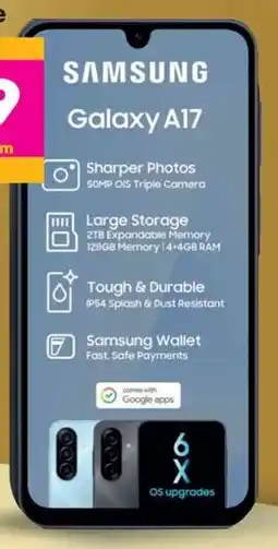 Game SAMSUNG Galaxy A17 Smartphone offer