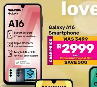 Game SAMSUNG Galaxy A16 Smartphone offer