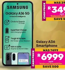 Game SAMSUNG Galaxy A36 Smartphone offer