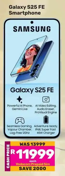 Game SAMSUNG Galaxy S25 FE Smartphone offer