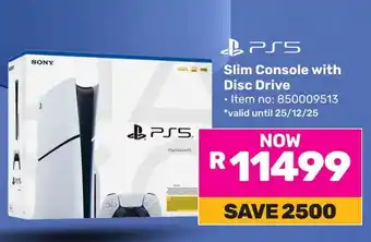 Game PS5 Slim Console with Disc Drive offer