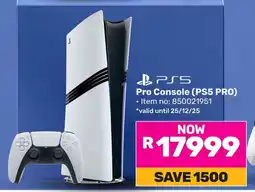 Game PS5 Pro Console offer
