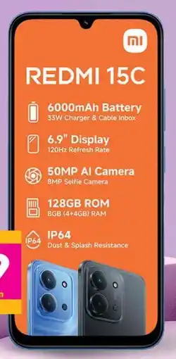 Game Xiaomi Redmi 15C Smartphone offer