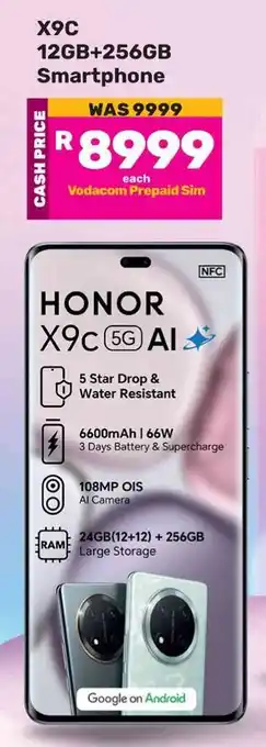 Game Honor X9C 12GB + 256GB Smartphone offer