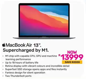 Game Apple MacBook Air 13". Supercharged by M1 offer