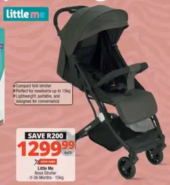 Checkers Little Me Nova Stroller offer