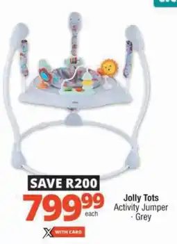 Checkers Jolly Tots Activity Jumper offer