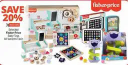 Checkers Selected Fisher-Price Baby Toys offer