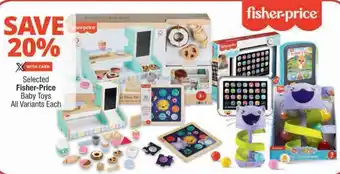 Checkers Selected Fisher-Price Baby Toys offer